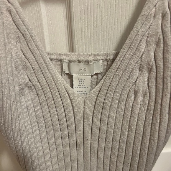 cream sweater tank top - Picture 1 of 3